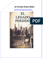 PDF of El Legado Perdido Robert Blake Full Chapter Ebook