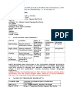 New Form Complete Background Investigation (CBI) As of Febraury 13, 2024 From DI