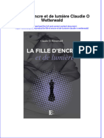 Full Download La Fille D Encre Et de Lumiere Claudie O Wetterwald Online Full Chapter PDF