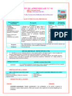 Sesion Personal - Reflexionamos Sobre Los Desastres - Sismo