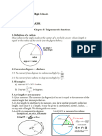 Trigonometry gr10 Course+ws