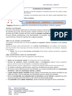 Sesion 2 Invertebrados - Poriferos - Cnidiarios y Gusanos