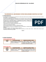 5° Grado - Experiencia de Aprendizaje N°05