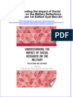 Full Ebook of Understanding The Impact of Social Research On The Military Reflections and Critiques 1St Edition Eyal Ben Ari Online PDF All Chapter