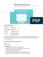 Soal Matematika Kelas 4 Penyusunan Data