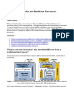 Virtual Instrumentation and Traditional Instruments