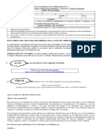 GUÍA INTEGRAL DE APRENDIZAJE No1 - Ciencias Naturales - Grado 3°