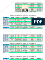 Horario Marzo 2024