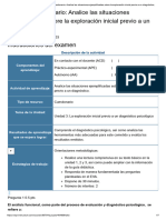 Examen - (AAB01) Cuestionario - Analice Las Situaciones Ejemplificadas Sobre La Exploración Inicial Previo A Un Diagnóstico