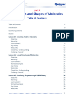 PS SHS Unit 4 Structure and Shapes of Molecules (Study Guide) - 1