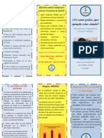 Triptico Prevencion de Alcohol y Drogas CLF