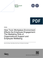 How Toxic Workplace Environment Effects The Employee Engagement The Mediating Role of Organizational Support and Employee Wellbeing