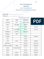 Tiếng Anh 9 Friends Plus - Word Form - Unit 7