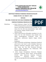 1.1.1 A SK Kapus Tentang Visi, Misi, Tujuan, Dan Tata Nilai Puskesmas