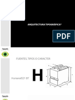 ARQUITECTURA - Tipografia - Diseño de Comunicación