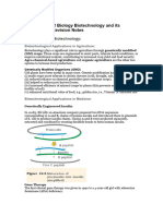 Cbse Class 12 Biology Chapter 10 Biotechnology and Its Applications Revision Notes