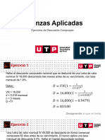 Ejercicios Sobre Descuento Compuesto - Soluciones