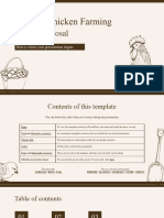 Organic Chicken Farming Project Proposal by Slidesgo