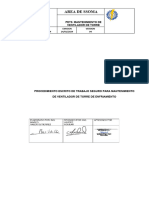 Procedimiento Escrito de Trabajo Seguro SP Ssoma Pets 004 Mantto Ventilador de Torre de Enfr