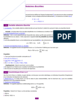 Variable Aléatoire Discrète