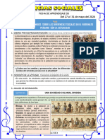 3 FICHA DE APRENDIZAJE CCSS 3° GRADO 27 Al 31 de Mayo Del 2024