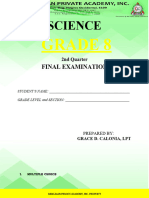 GRADE 8 EXAM 2nd Grading Final