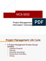 Lecture 3 - Project Life Cycle