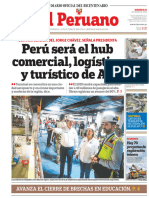 Perú Será El Hub Comercial, Logístico y Turístico de AL