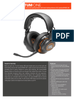 JBL Quantum ONE SpecSheet English