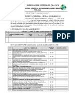 Acta de Inspección Sanitaria A Tiendas de Abarrotes