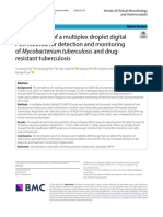 Development of A Multiplex Droplet Digital PCR Method For Detection and Monitoring of Mycobacterium Tuberculosis and Drug-Resistant Tuberculosis