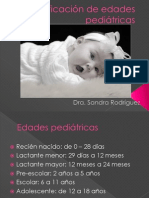 Clasificacion Edades Pediatricas