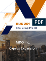 Bus 251 Final Report