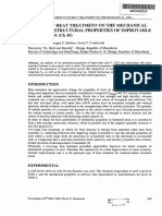 Effects of Heat Treatment On The Mechanical and Microstructural Properties of Improvable Steel