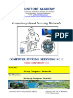 Css NC II Core 2 Set Up Computer Networks Updated