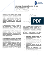 Circuito Equivalente y Diagrama Fasorial de La Maquina Sincrona