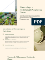 Biotecnologia e Melhoramento Genetico de Plantas