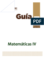 Guía de Estudio Examen Tercer Parcial - Matemáticas IV