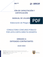 Manual MFC Concurso Publico Por Lista Corta Desierta - Entidades Contratantes Signed Signed Signed