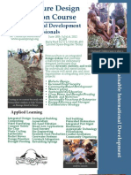 Permaculture Design Certification Course For International Development