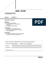 9202 92022 International Gcse Chemistry Specimen Paper v2