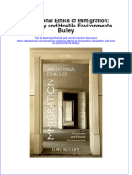 A Relational Ethics of Immigration Hospitality and Hostile Environments Bulley Full Chapter PDF