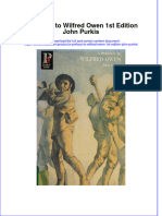 A Preface To Wilfred Owen 1St Edition John Purkis Full Chapter PDF