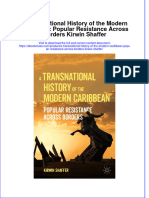 A Transnational History of The Modern Caribbean Popular Resistance Across Borders Kirwin Shaffer Full Chapter PDF