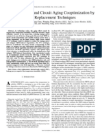 Leakage Power and Circuit Aging Cooptimization by Gate Replacement Techniques