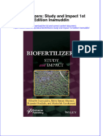 Biofertilizers Study and Impact 1St Edition Inamuddin Full Chapter PDF