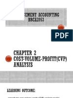 Chapter 2 Cost Volume Profit Analysis