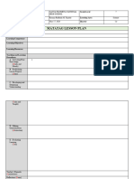 Matatag Lesson Plan For Demo Template