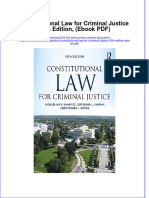 Constitutional Law For Criminal Justice 15Th Edition PDF Full Chapter PDF