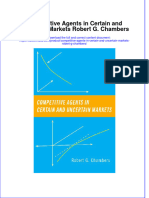 Competitive Agents in Certain and Uncertain Markets Robert G Chambers Full Chapter PDF